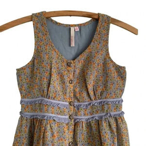 O’Neill Floral Spring Easter Printed Multi Tiered Girl’s Dress Size 7/8